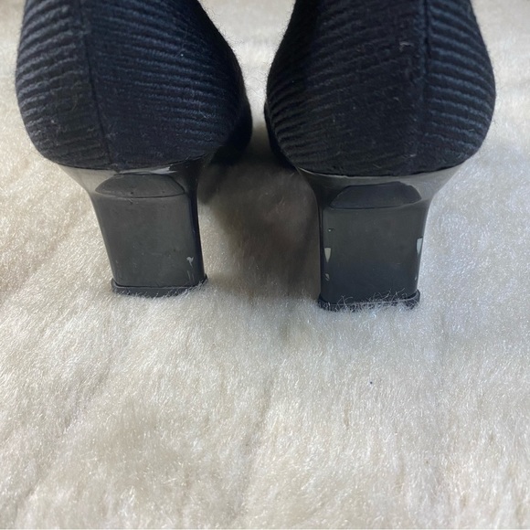 𝅺DI Sandro Supreme Animal Print Black Square Toed Boot - Picture 9 of 11